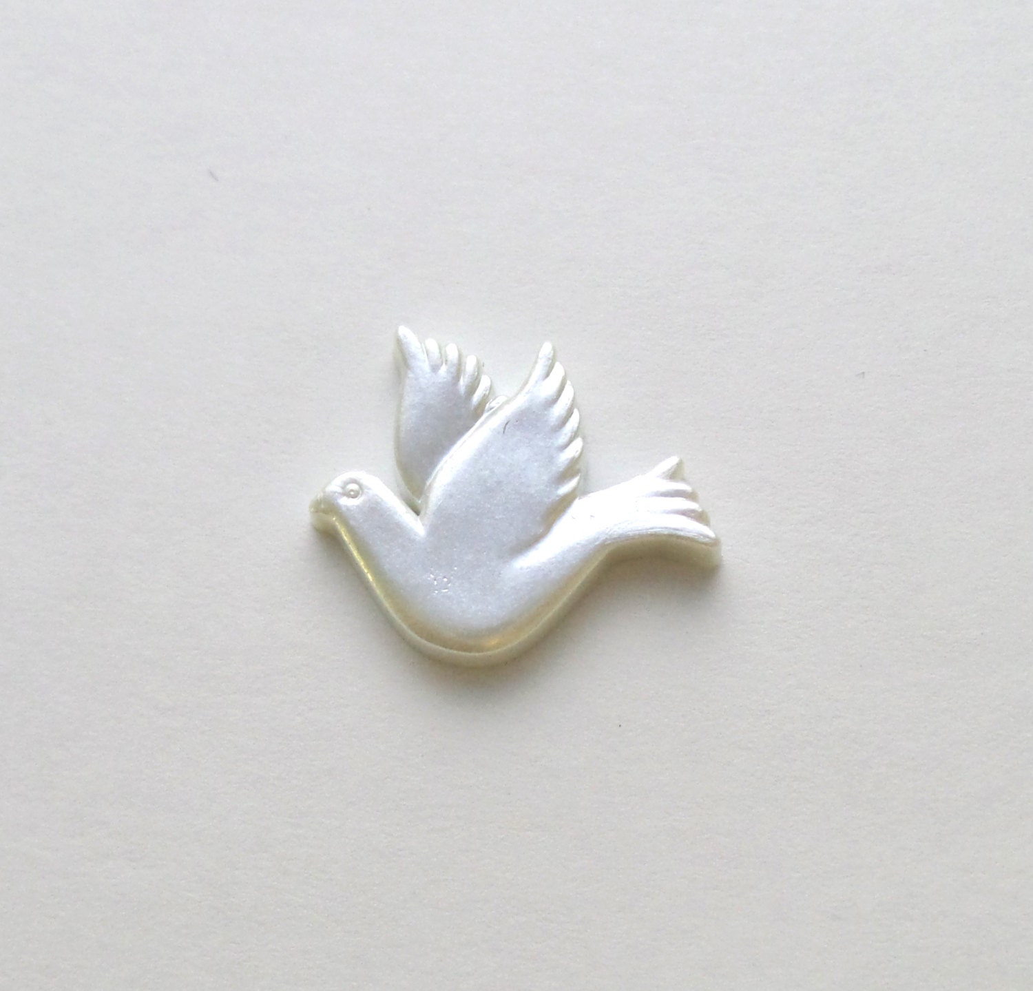 White Dove Peace and Hope Dove Pin Tie Tack or Lapel Pin