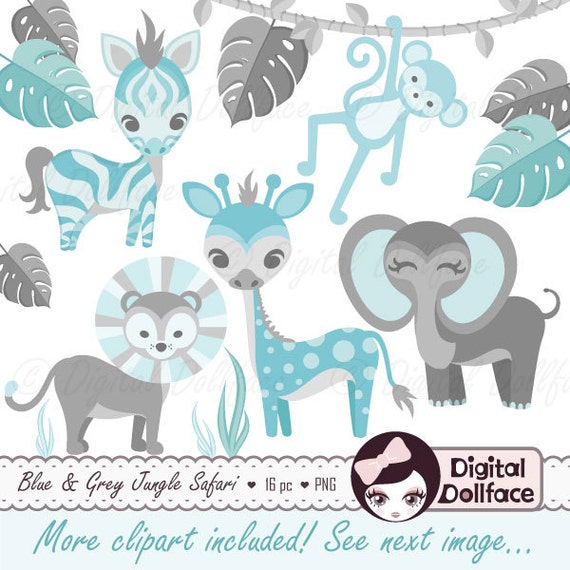 baby shower jungle theme clipart - photo #5