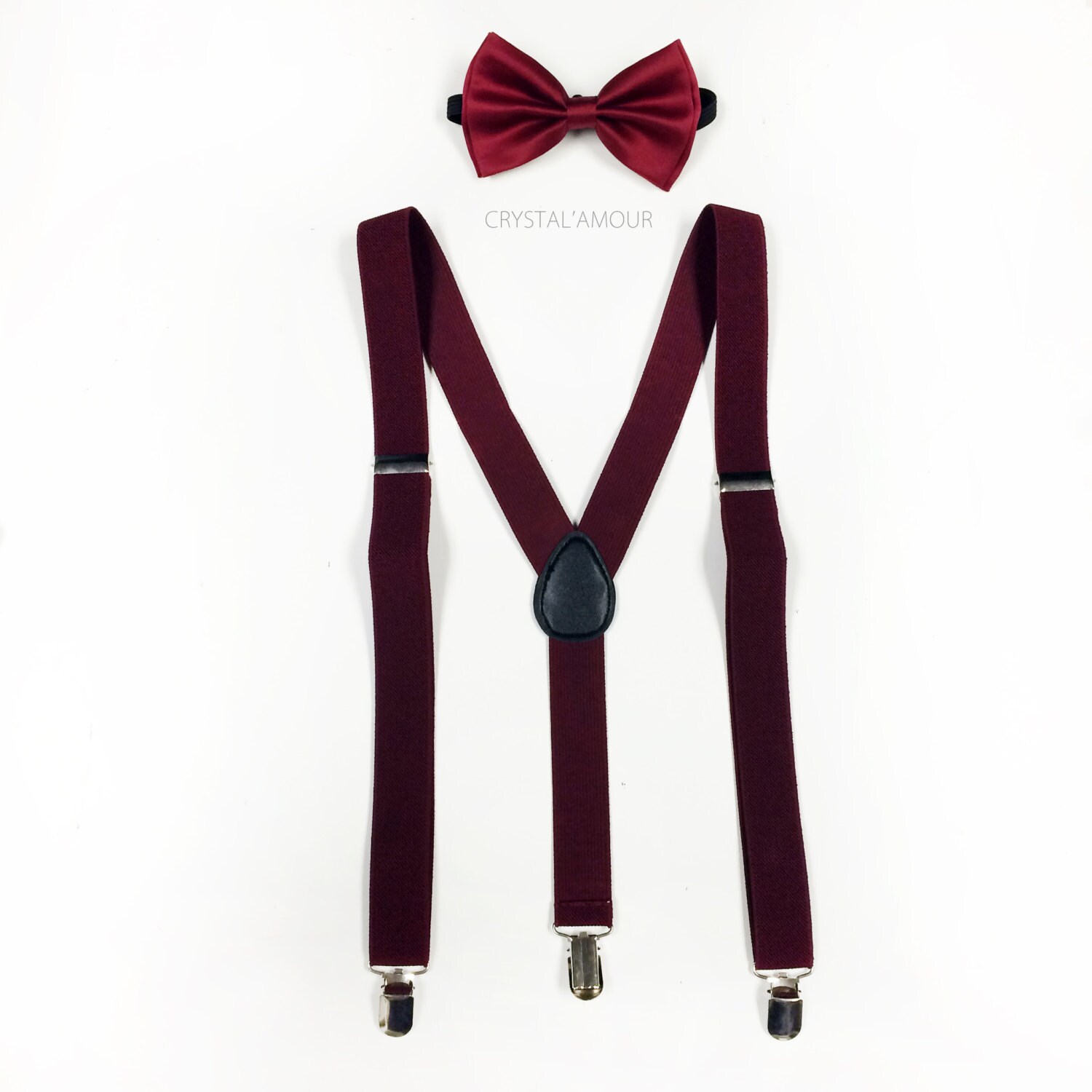 Burgundy suspenders burgundy bowtie suspenders and bowtie