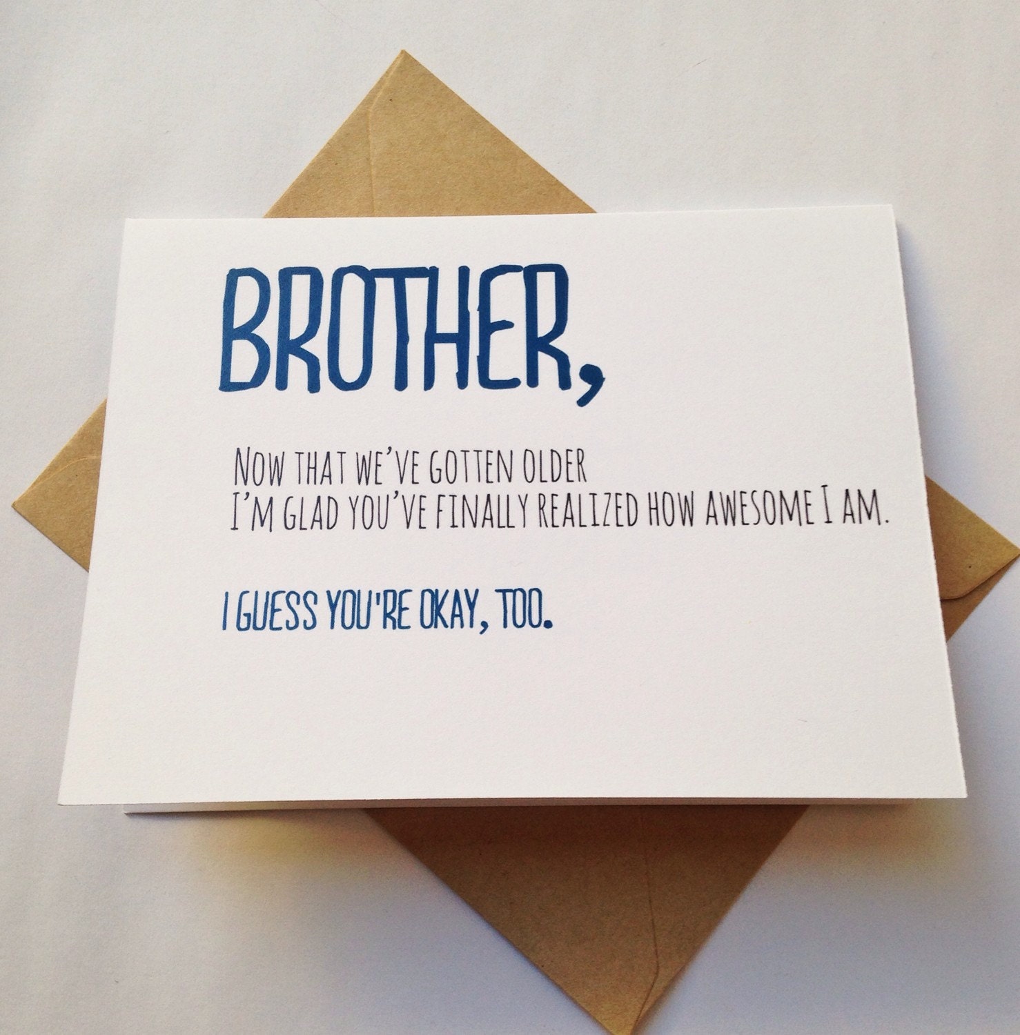 Birthday Card Ideas For Your Brother