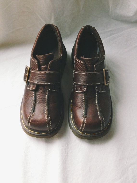 Brown Doc Martens Brown Dress Shoes Loafers Size 7 7.5