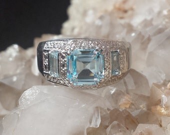 Sterling silver engagement rings size 11