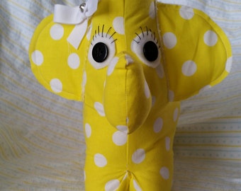 polka dot elephant stuffed animal