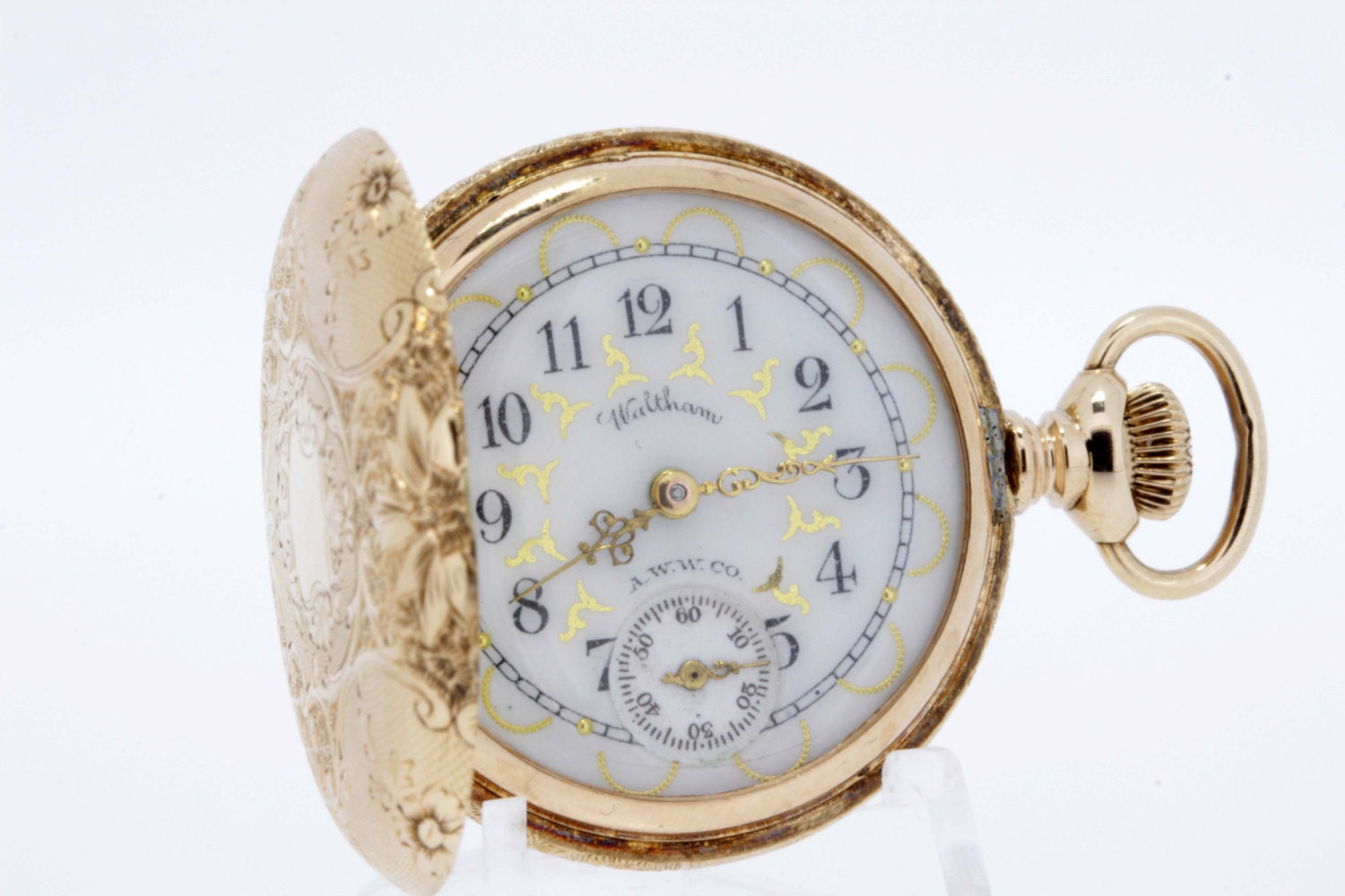 14K or Waltham Mesdames montre de