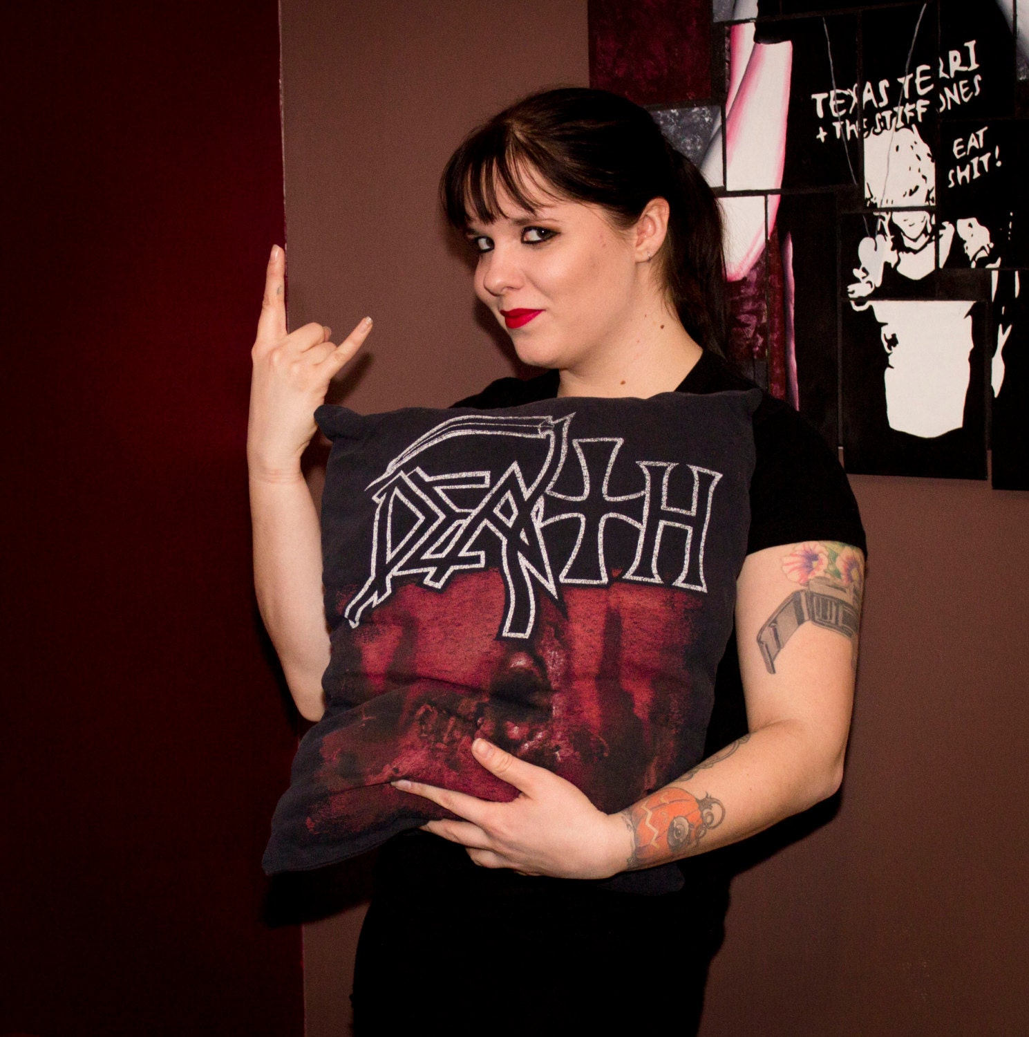 Custom Throw Pillow made out of your own T-Shirt