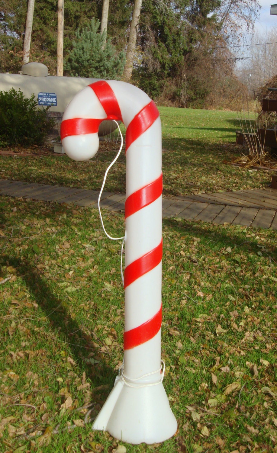 Vintage Empire 32 CANDY CANE Blow Mold Lighted CHRISTMAS