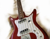 Vintage 1960s Teisco del Rey Electric Bass Guitar (Model EB-220)!
