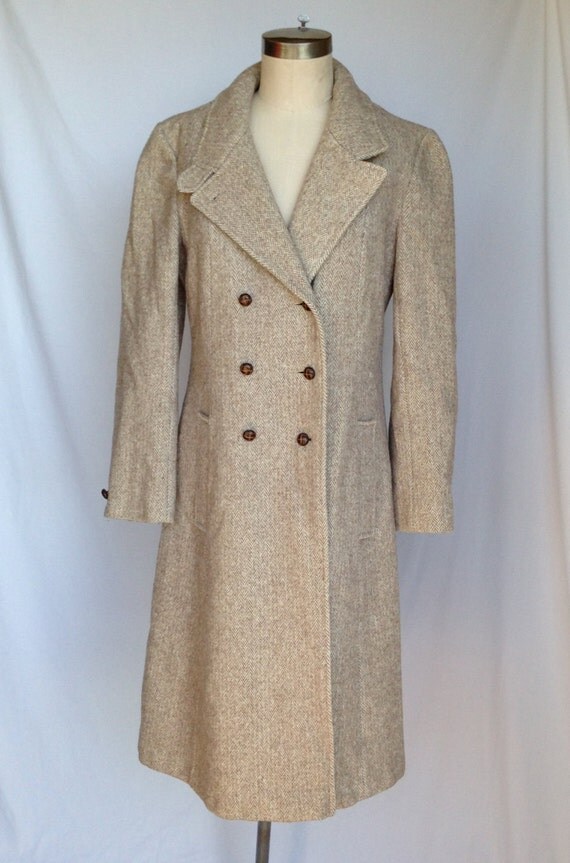 60's Jill Jr Wool Women's Long Dress Coat by TheHighwayThrifters