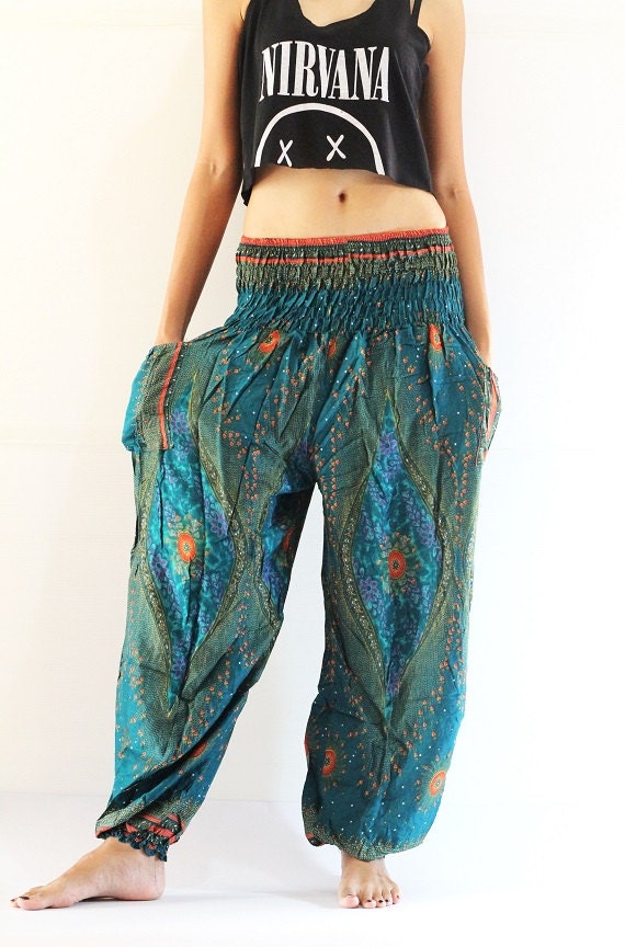 bohemian clothing BOHO pants women yoga by YogapantsBohoclothes