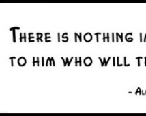 Wall Quote - ALEXANDER THE GREAT - There is <b>nothing impossible</b> to him who <b>...</b> - il_214x170.702215660_7jhv
