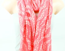 Popular items for neon pink scarf on Etsy