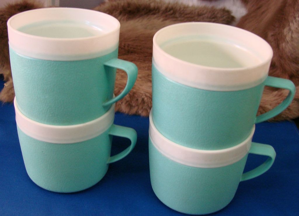 Vintage 1960s Bolero Therm O Ware Insulated Tumblers Set Of 6 Etsy