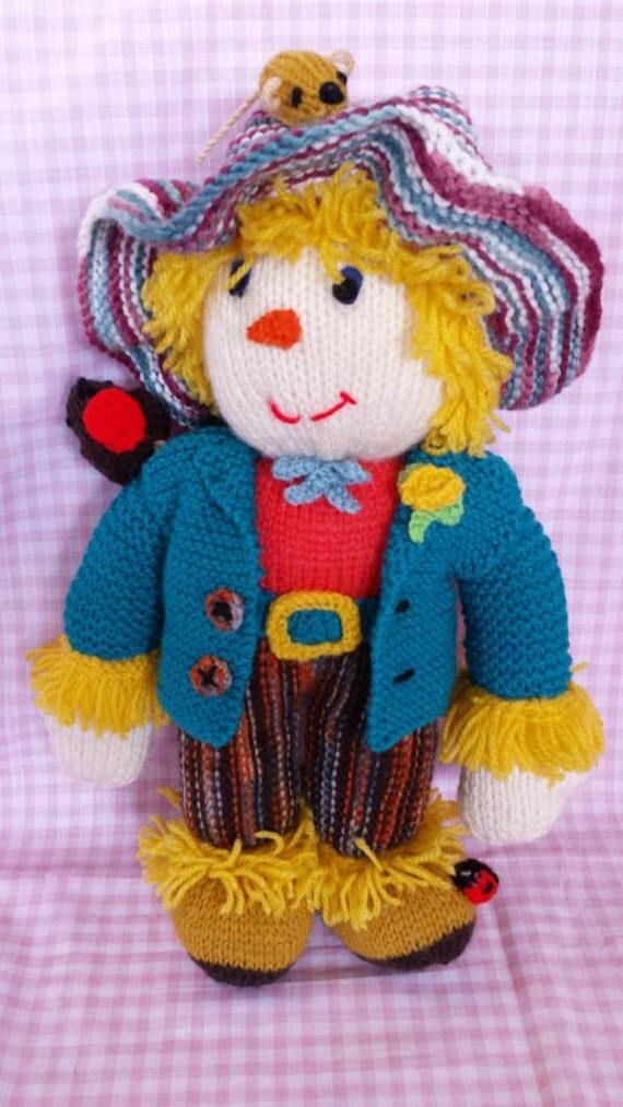 Knitted Scarecrow Doll