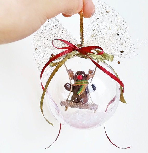 Reindeer Christmas ornament / Christmas tree ornament