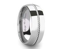 Tungsten Ring, Mens Tungsten Wedding Band, Tungsten Carbide Band, Ring ...