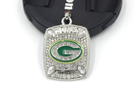 Green Bay Packers Champion Necklace Charm by IcreateIstyle