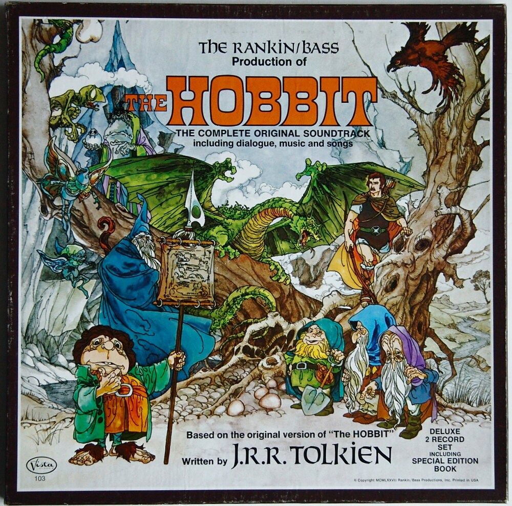 Vintage 2LP/ Book Box Set The Hobbit Complete Original