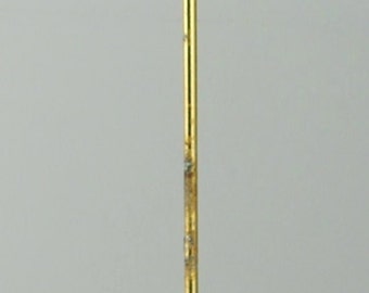 Vintage Stick Pin Heart Stick Pin Hat Pin Vintage Pin Gold Tone Heart