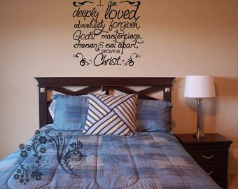 Religious Wall Decor religious wall decal | etsy Religious Wall Decor religious wall decal | etsy