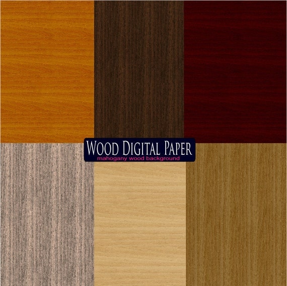 Mahogany Wood digital paper Red decor rustic wood wall Art scrapbook paper Wood Digital Background Natural wooden paper wenge Clipart wood
