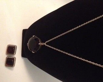 One of a Kind Rough Cut Smoky Quartz Pendant P141