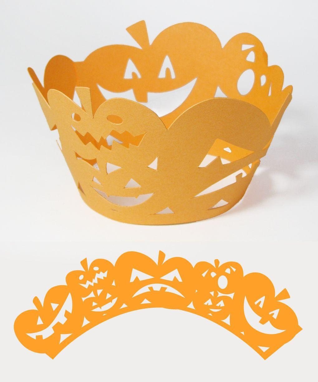 Cupcake Wrappers Vector Art SVG Files Set 2 with by MyCuttingBuddy