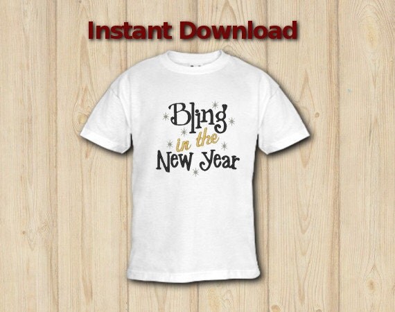 bling in the new year iron on transfer t shirt di eventsprintables bling in the new year iron on transfer t shirt di eventsprintables