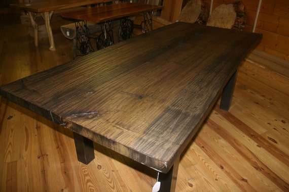 Poplar wood table