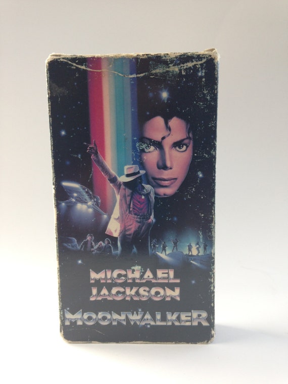 Vintage Michael Jackson Moonwalker VHS video cassette tape 80s