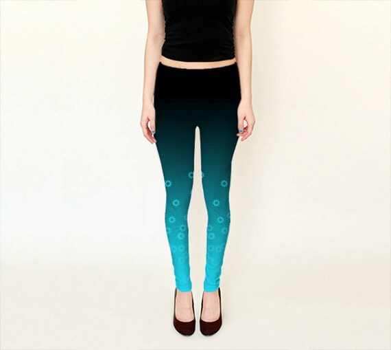 teal yoga pants
