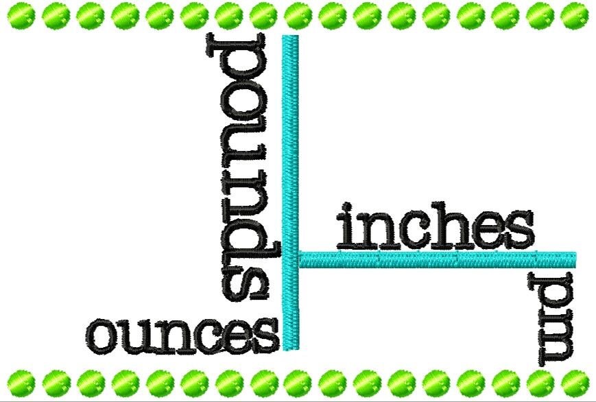 Dots2 Subway Art Template Machine Embroidery 5x7