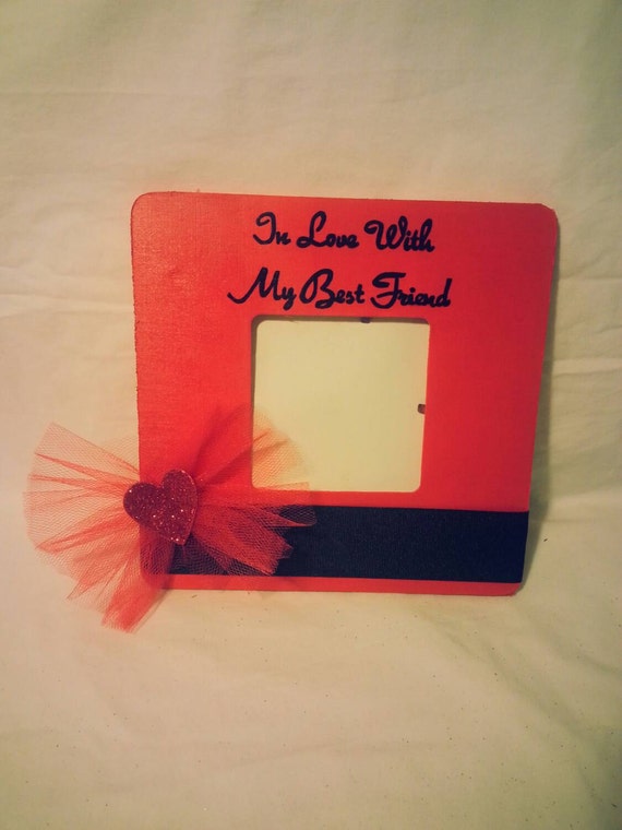 Cute love picture frame. by crafteddesignbyamber on Etsy
