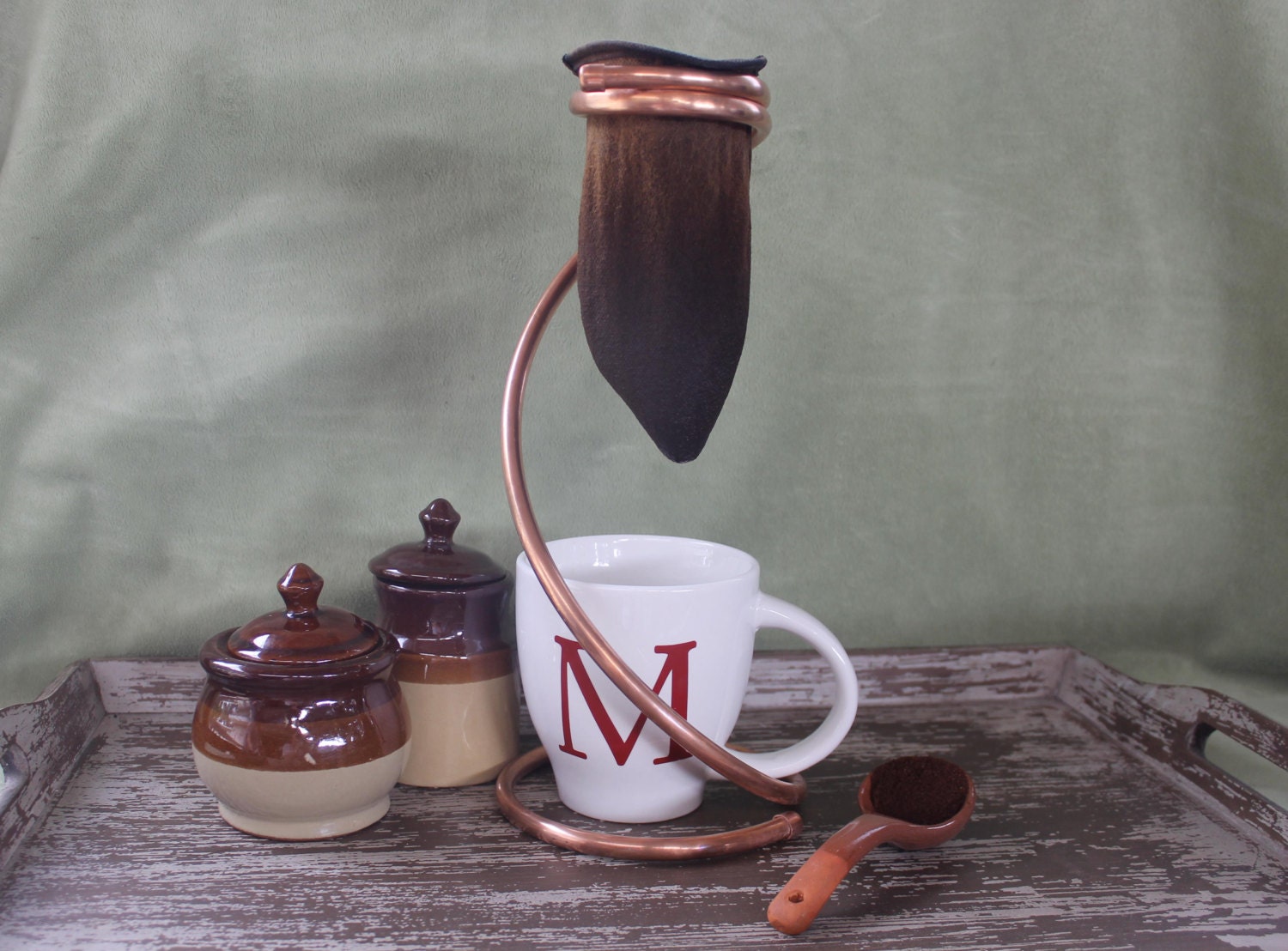 Coffee Sock Drip StandCurved by MajorMyk2014 on Etsy