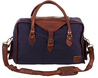 ther weekend bag Leather duffle bag overnight 