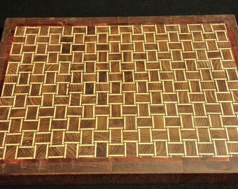 Argyle End Grain Cutting Board by SussmanWoodworking on Etsy