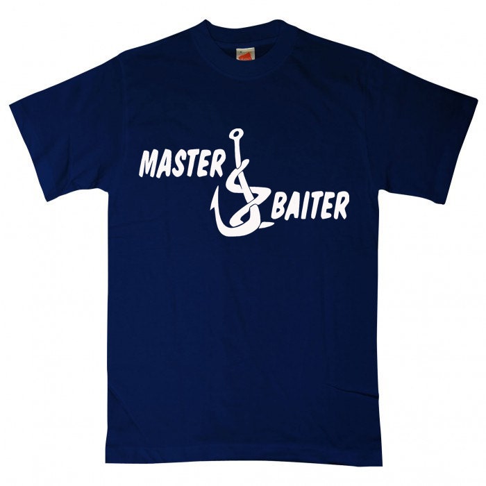 Master Baiter T Shirt Funny Fishing Hunting T Shirt Humor Tee