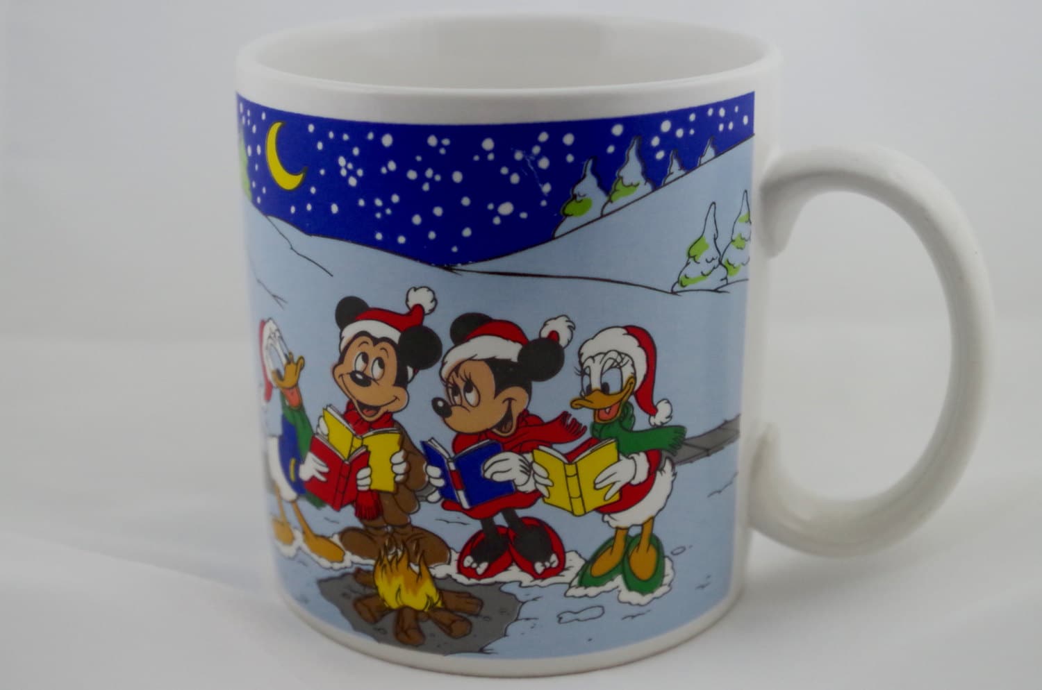 Vintage Disney Christmas Mug Mickey Mouse by