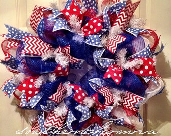 Popular items for memorial day wreath on Etsy
