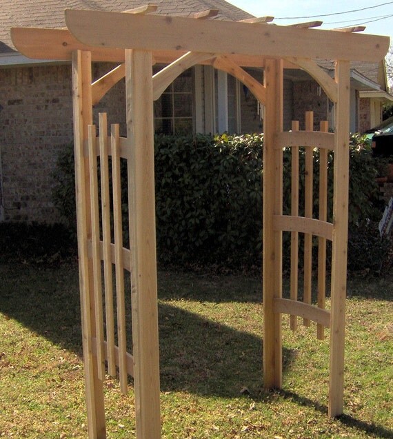 Brand New Decorative Cedar Garden Arbor Free Shipping Brand New Decorative Cedar Garden Arbor Free Shipping