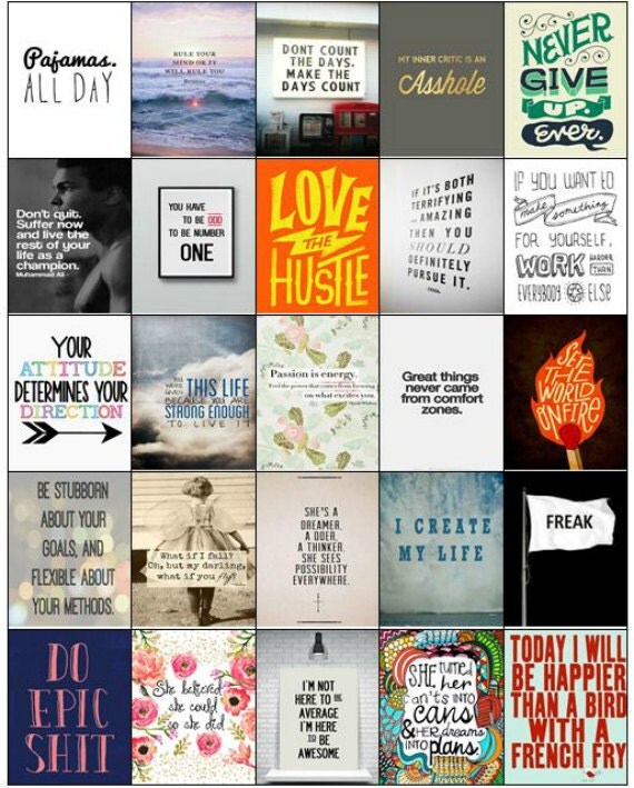instant download printable planner quote stickers fit erin