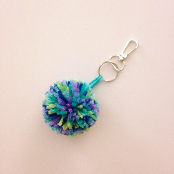 pom keychain pom large Fields Flower Pom to Items Keychain Large Etsy similar on Pom