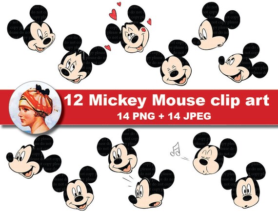 etsy mickey mouse clipart - photo #16
