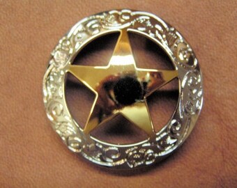 Items similar to Texas Ranger Star Garland Concho 1 1/2 Diameter with ...