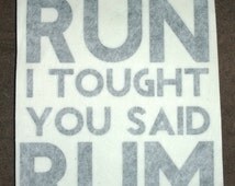 Popular items for running decal on Etsy