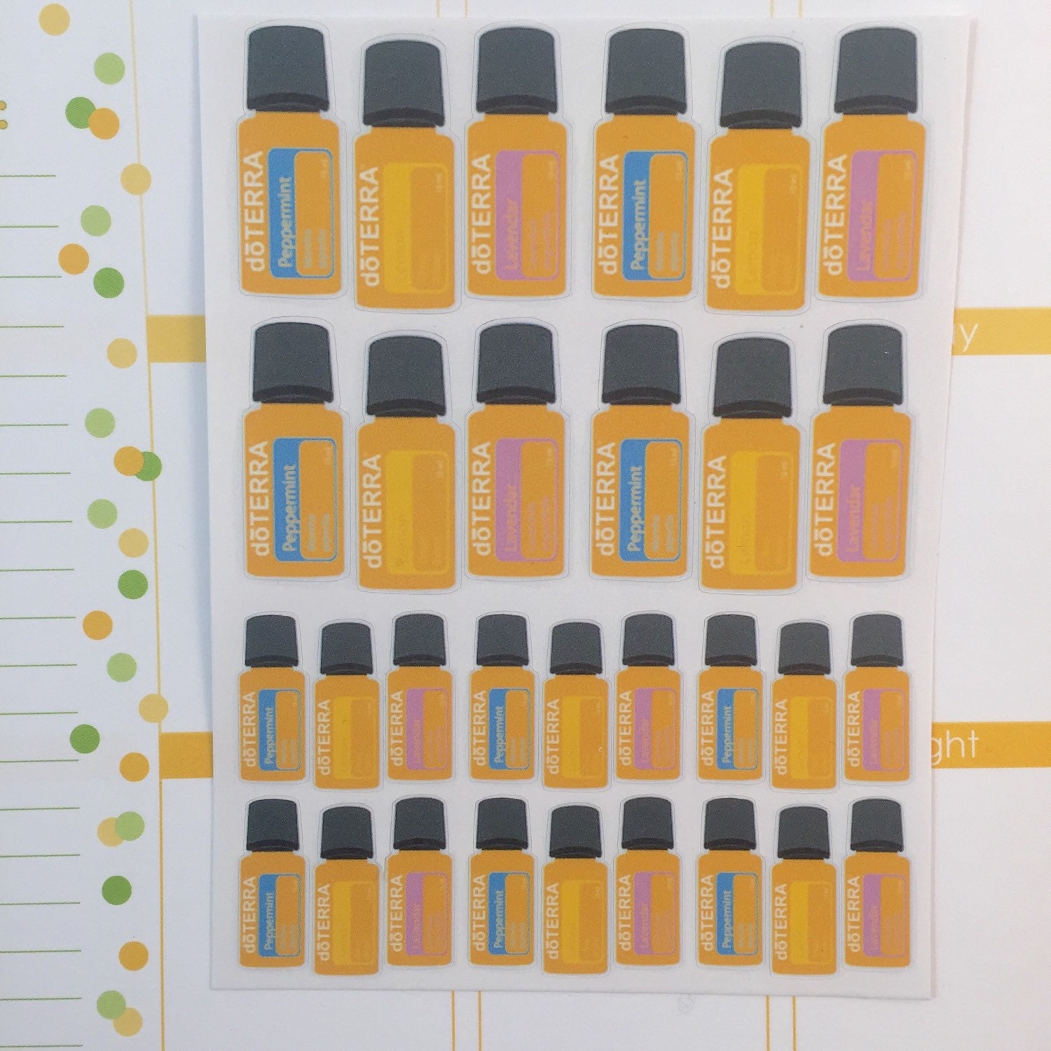 DoTerra Essential Oil Stickers for your Planner by AStickyMonster
