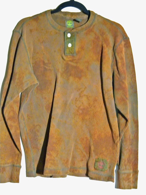 mens rust henley