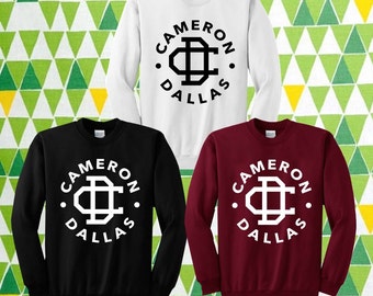 cameron dallas logo sweatshirt sweater unisex adults