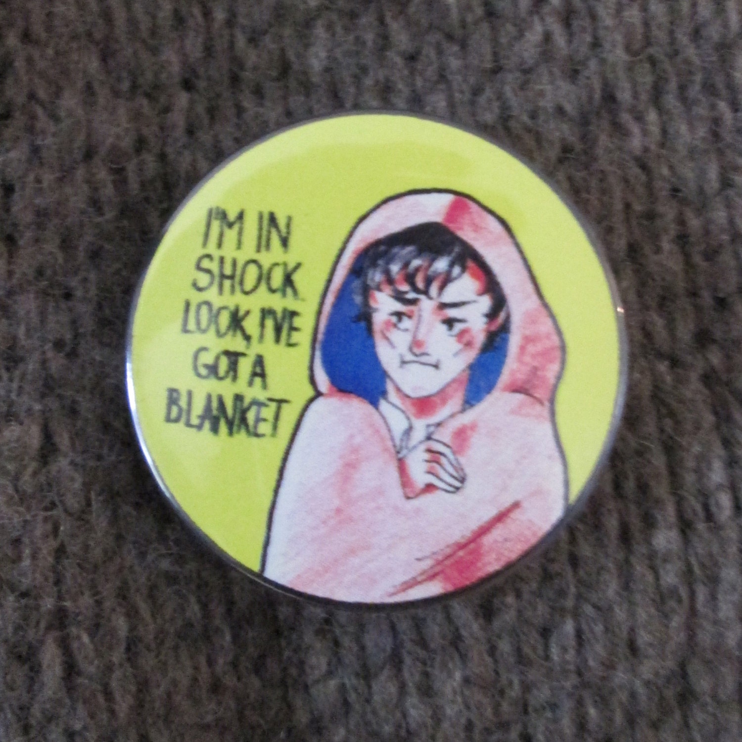 Button Shock blanket