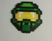 Items similar to Perler Bead Halo Master Chief Helmet on Etsy