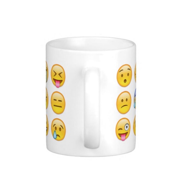 Coffee Mug Emoji Faces Mug